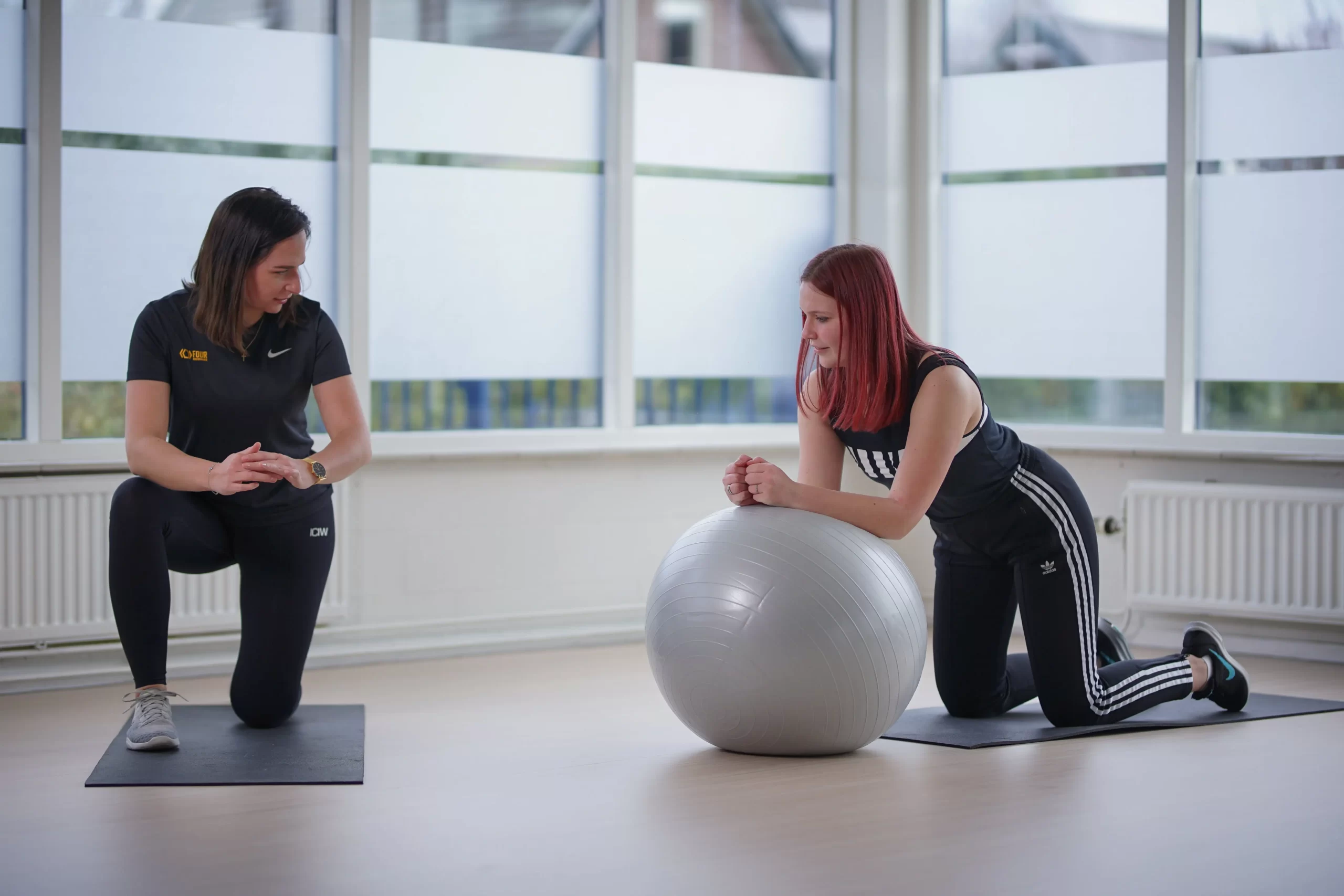 Training met yoga bal